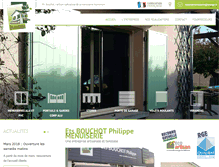 Tablet Screenshot of bouchot-veranda.com